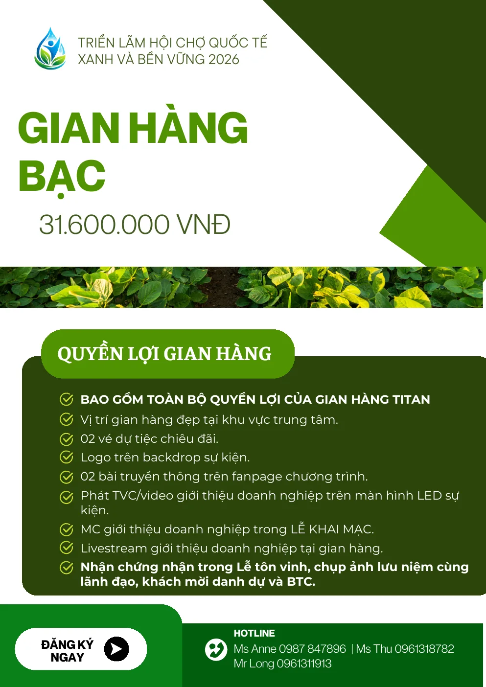 Gói gian hàng Bạc