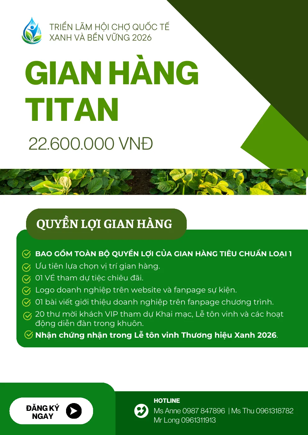 Gói gian hàng Titan